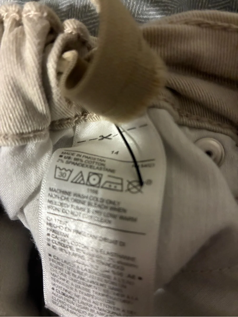Old Navy boys Light Gray Chinos